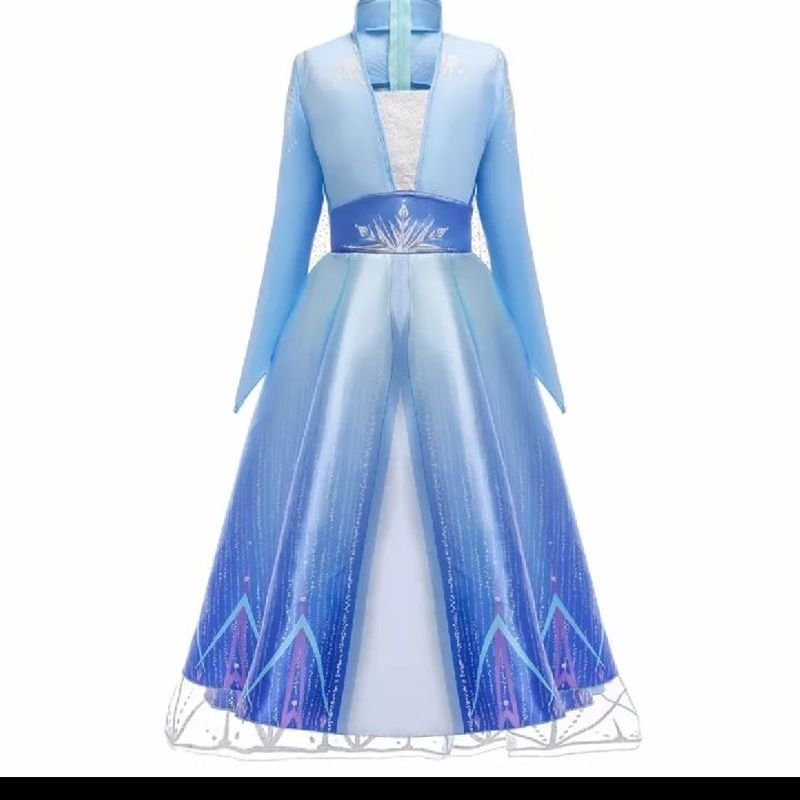 Vestido Frozen Elsa Fantasia com Capa | Roupa Infantil para Menina Nunca  Usado 77226989 | enjoei