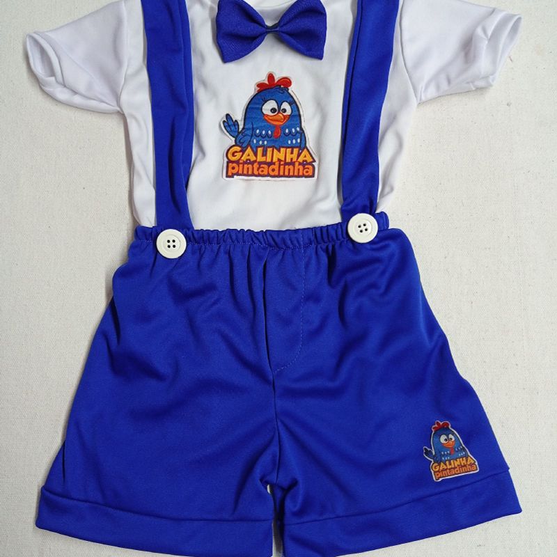 Roupa para menino galinha hot sale pintadinha