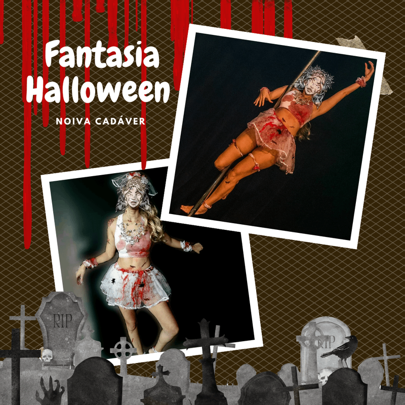 Como fazer uma fantasia de noiva cadáver para o Halloween - roupa