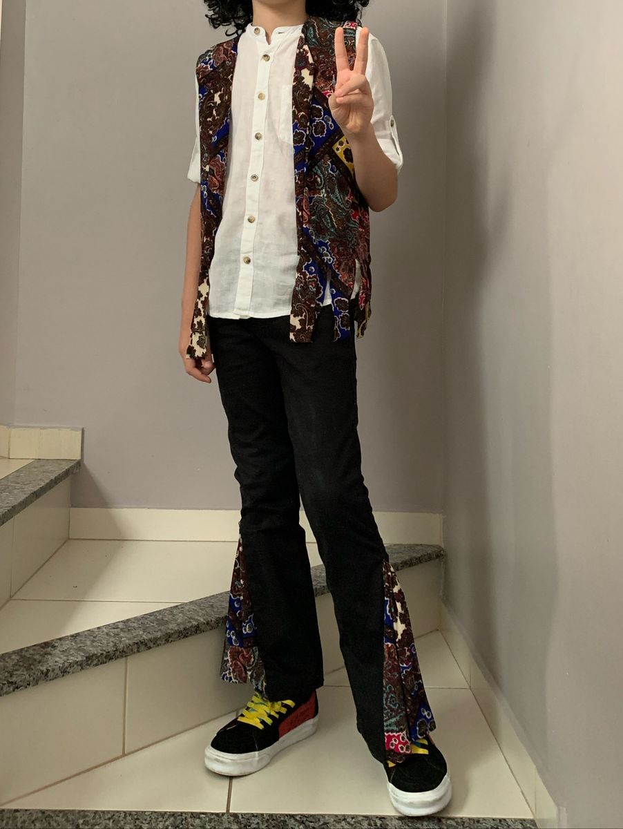 Vestido Anos Fantasia Anos 60 Infantil Menino Fantasia Anos 80