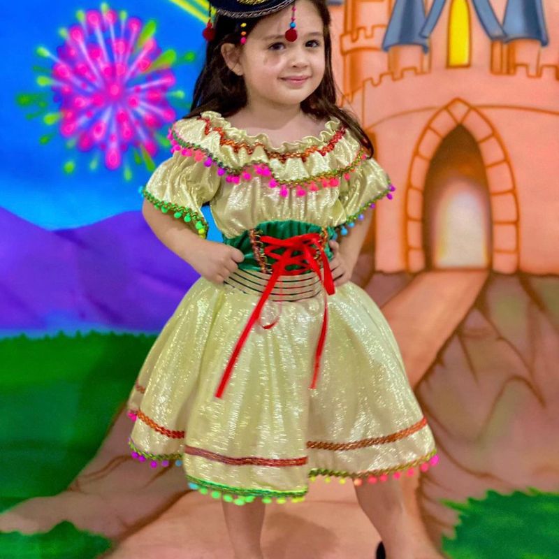 Roupa cheap mexicana infantil