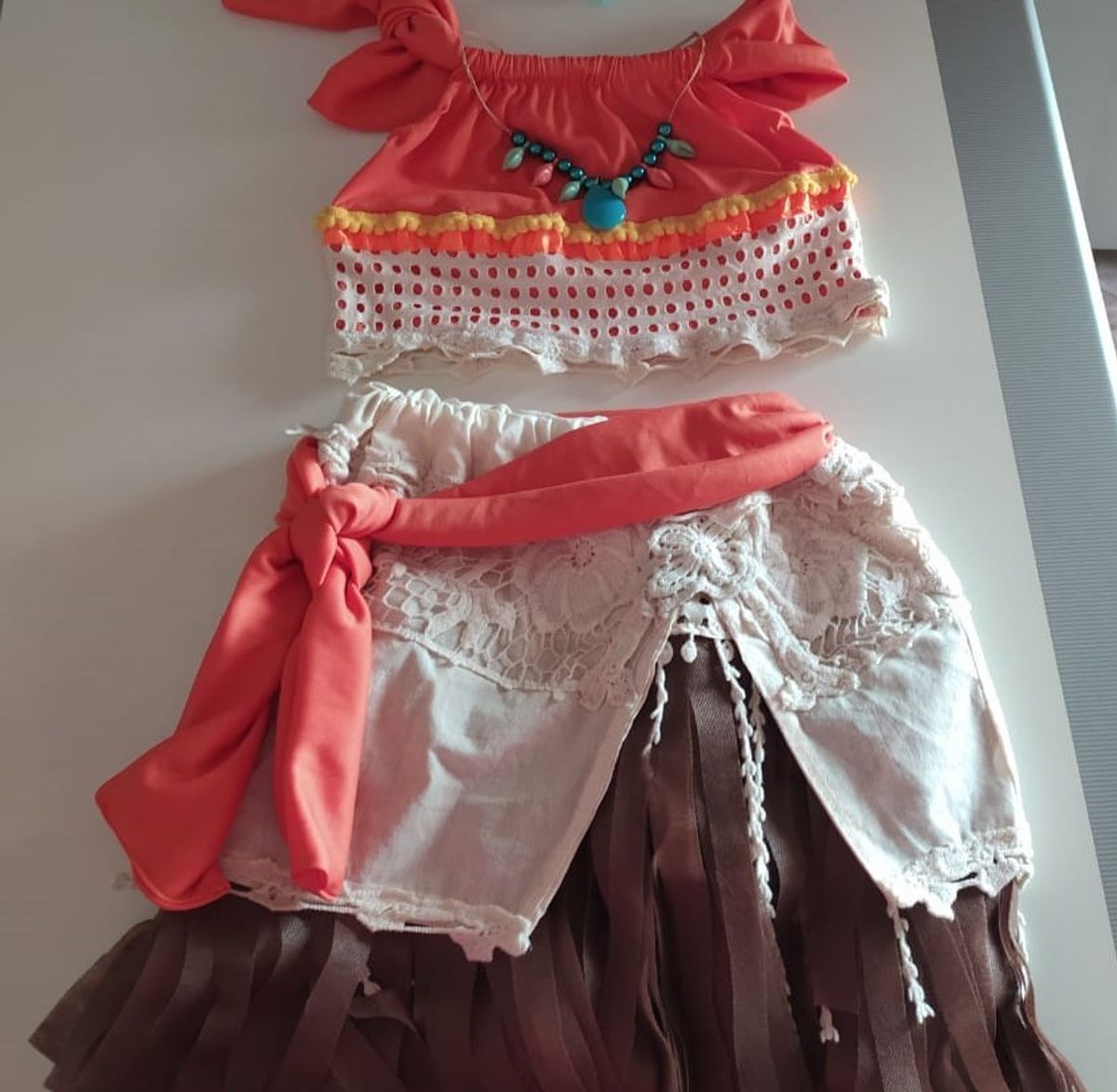 Roupa Moana Luxo 2 em 1 | Roupa Infantil para Menina Atelier Lauren  Children Usado 78347134 | enjoei