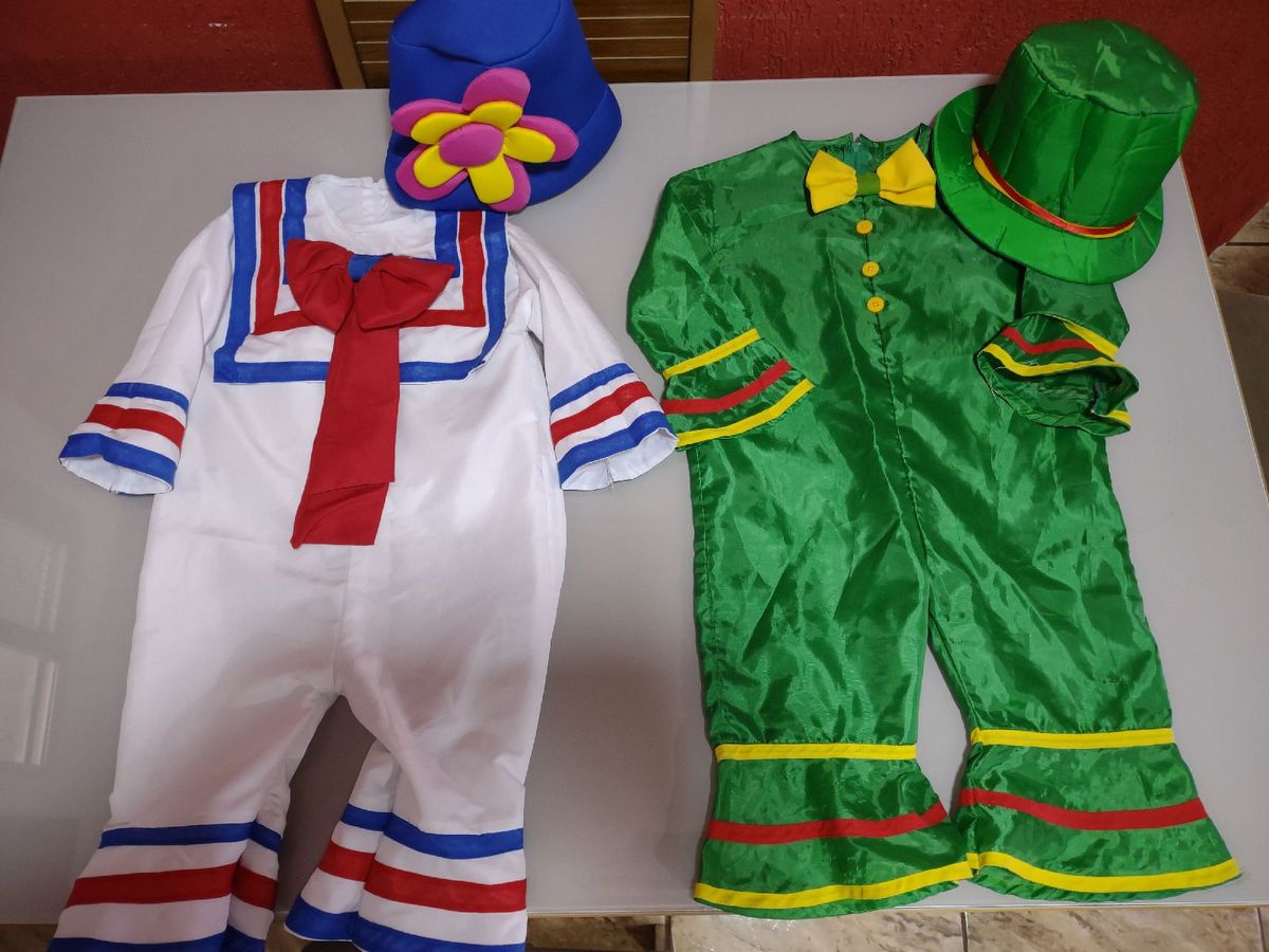Fantasia Infantil Patati Patatá | Roupa Infantil para Menino Usado ...
