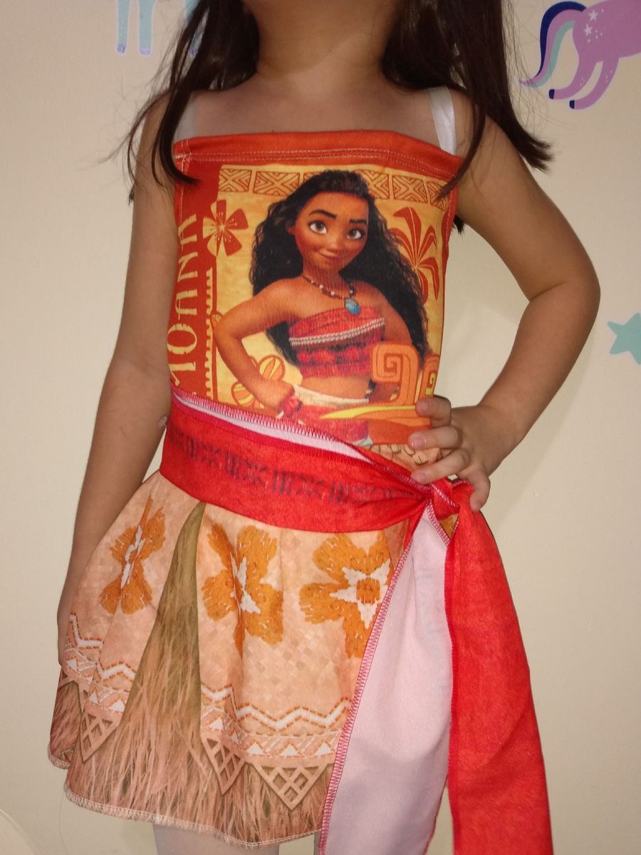 vestido moana disney