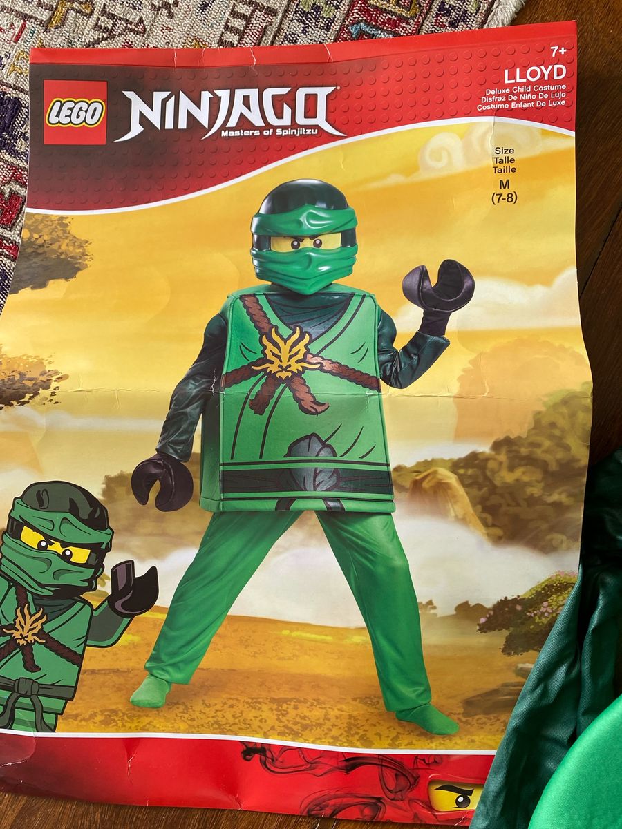 Lego Ninjago Masters of Spinjitzu Prestige Child Costume (M 7-8)