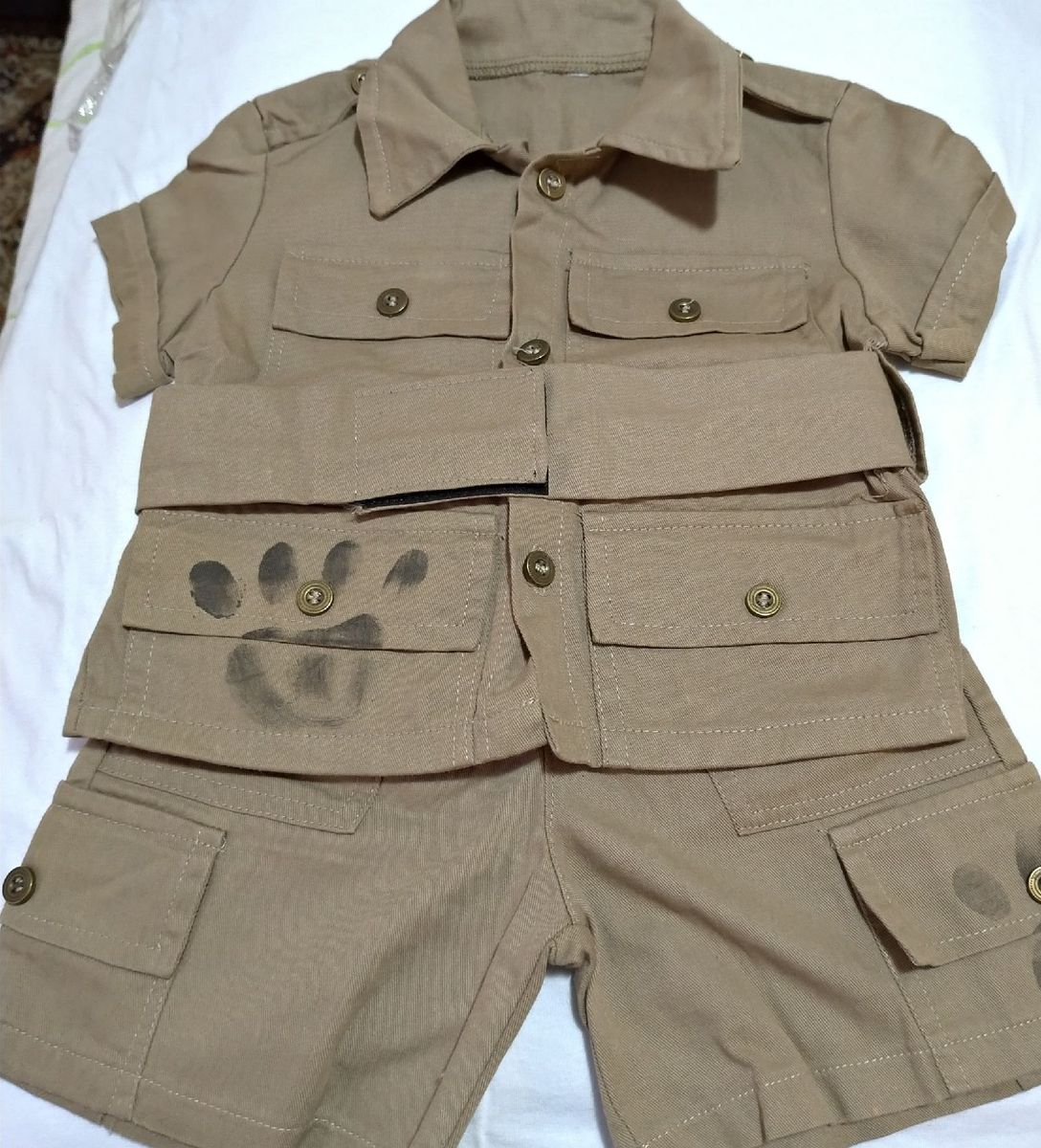 roupa menino safari