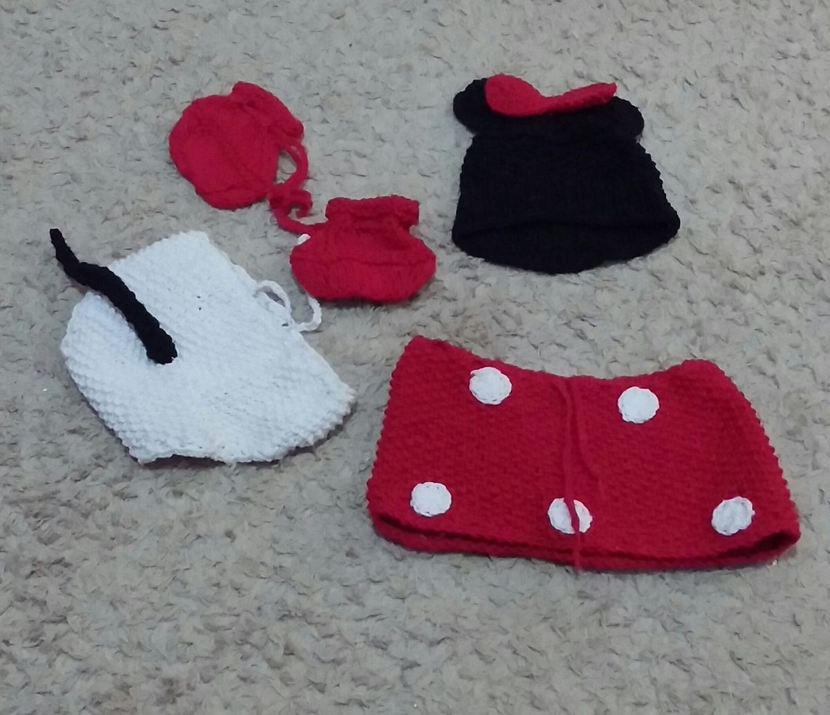 vestido minnie croche