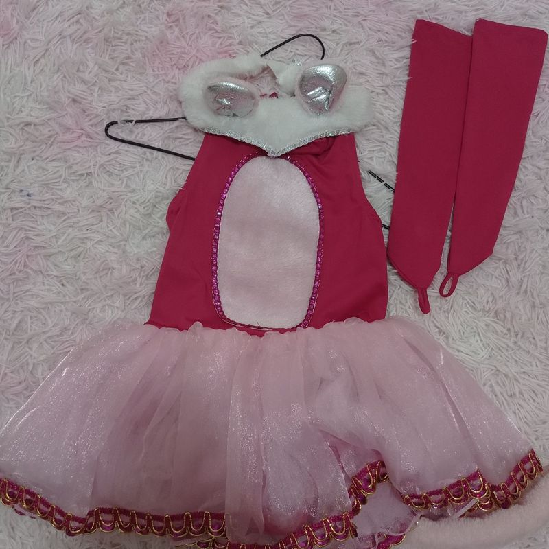 Fantasia Pantera Cor de Rosa Kids Roupa Infantil para Menina Usado  73308881 enjoei