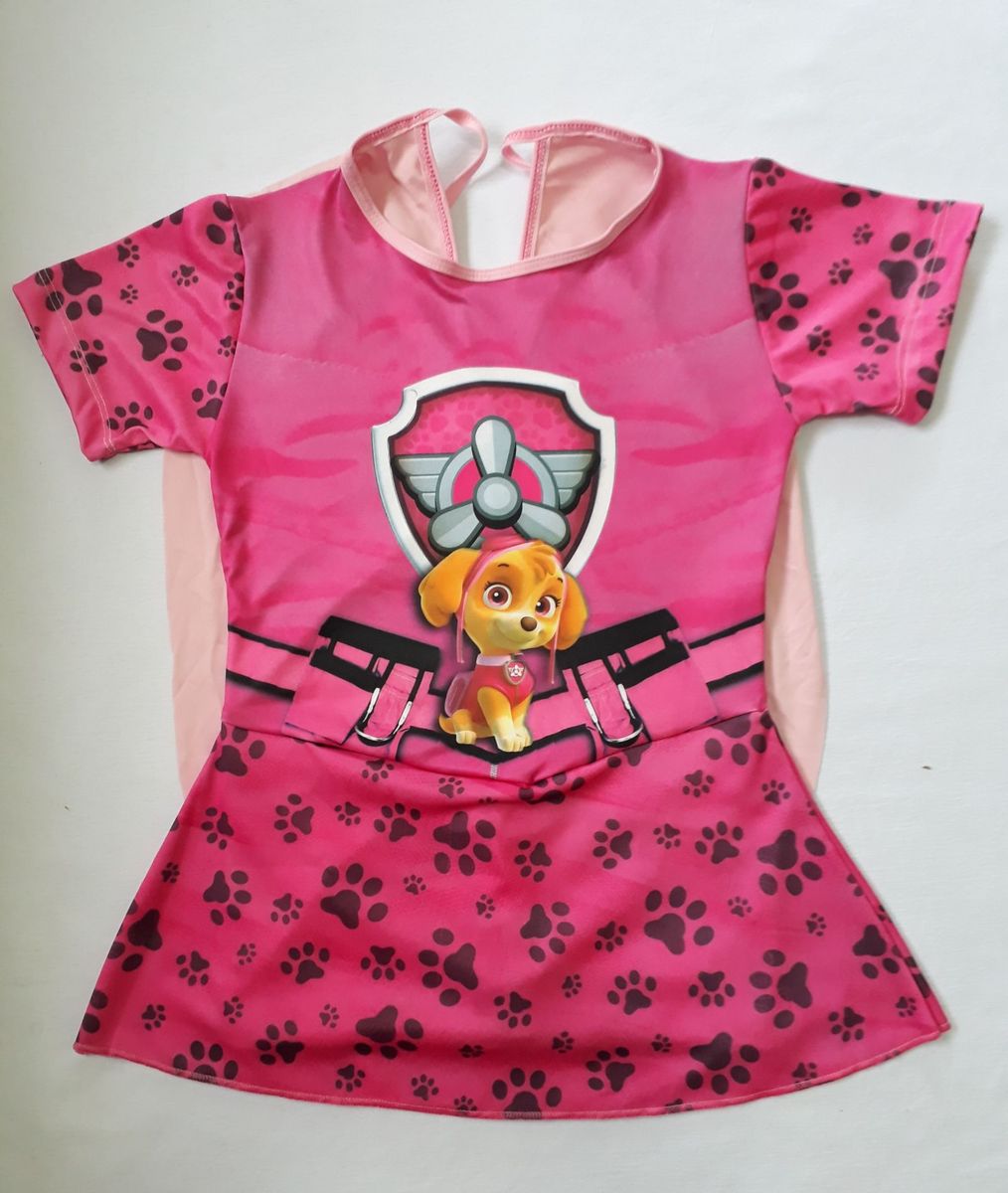 roupa menina patrulha canina