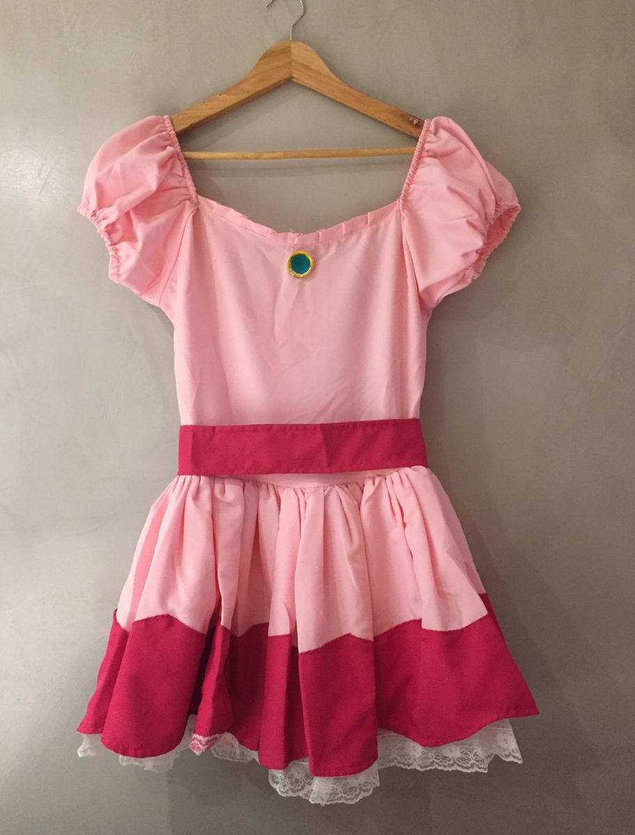 fantasia princesa peach infantil