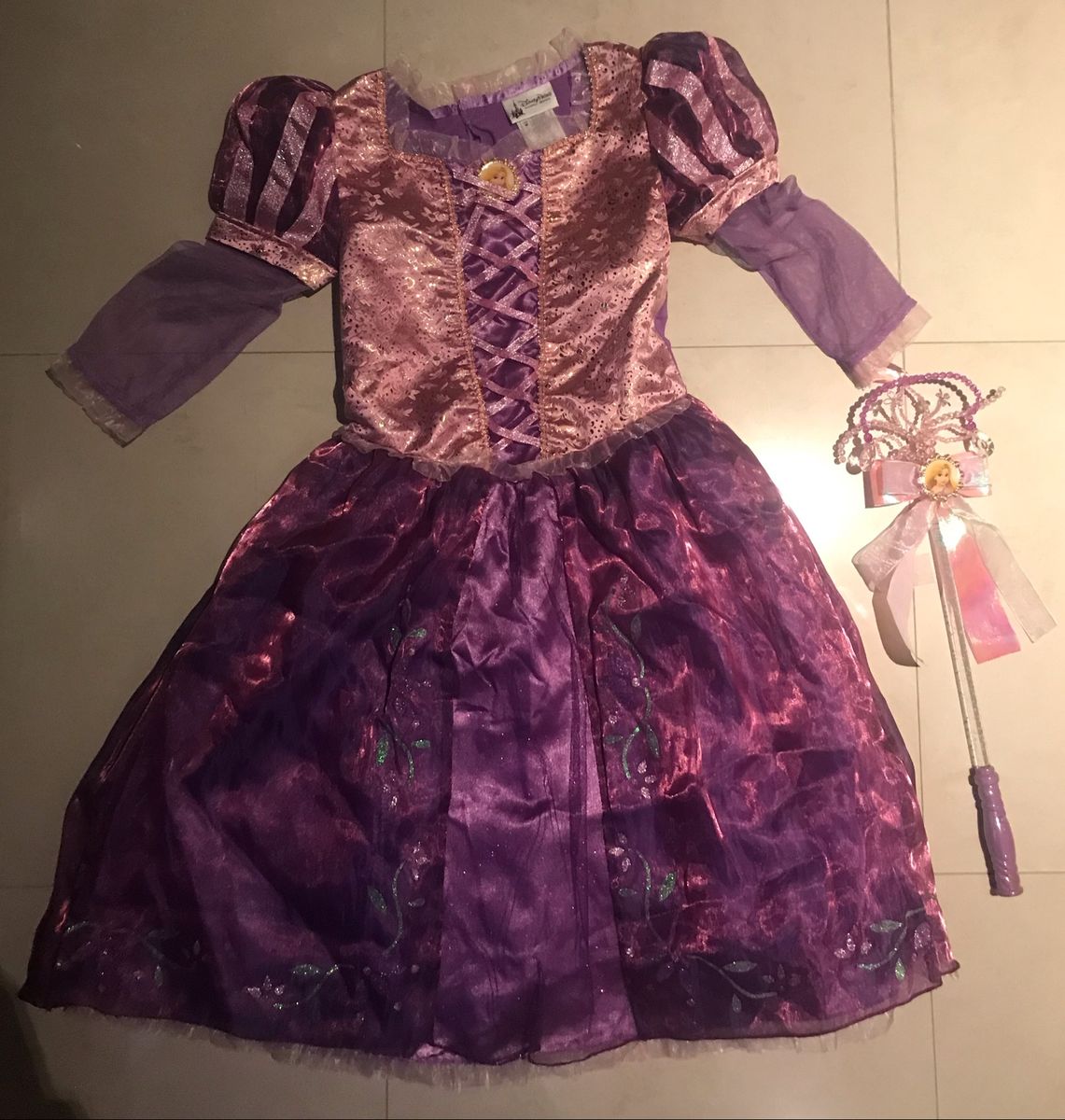vestido rapunzel original disney