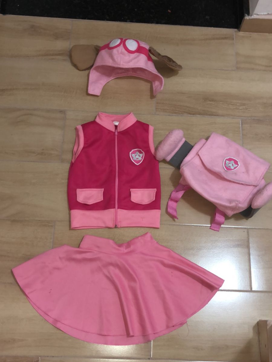 roupa patrulha canina menina