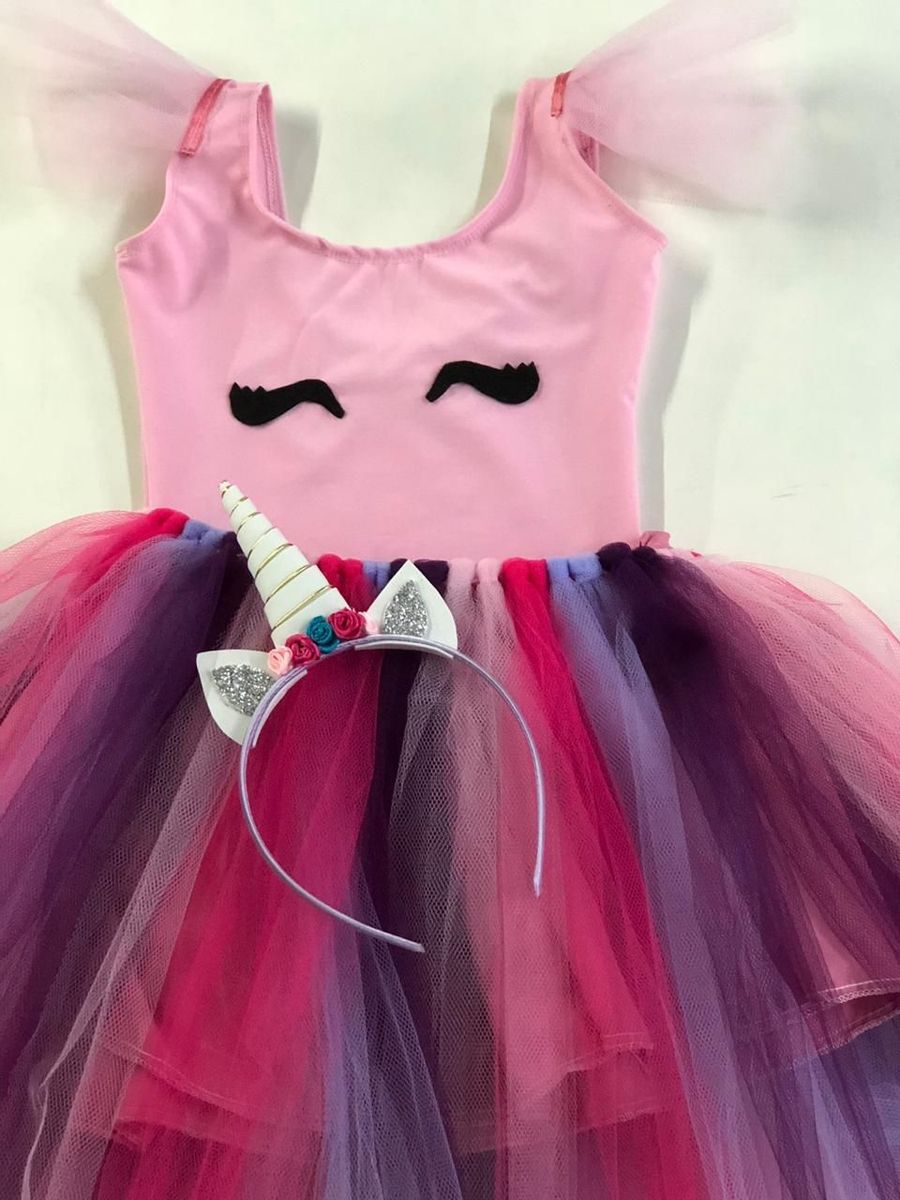 tule colorido unicornio