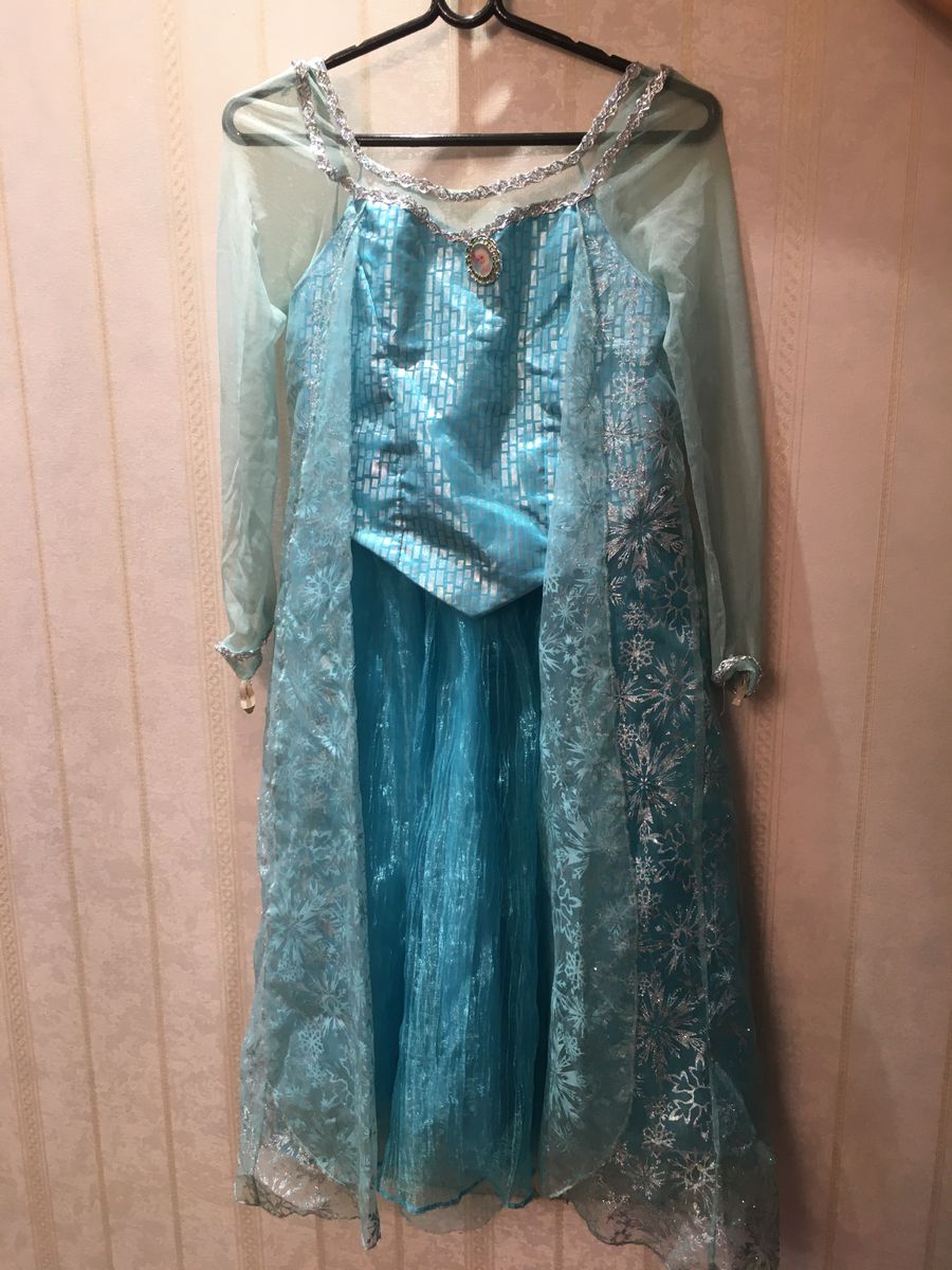 vestido elsa frozen disney original