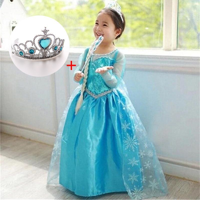 Vestido Cinderela Frozen Infantil Lindo Luxo Princesa 1 Ao 3