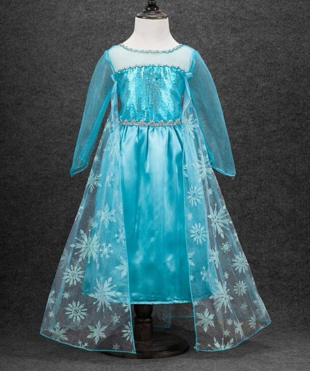 vestido frozen tamanho 4