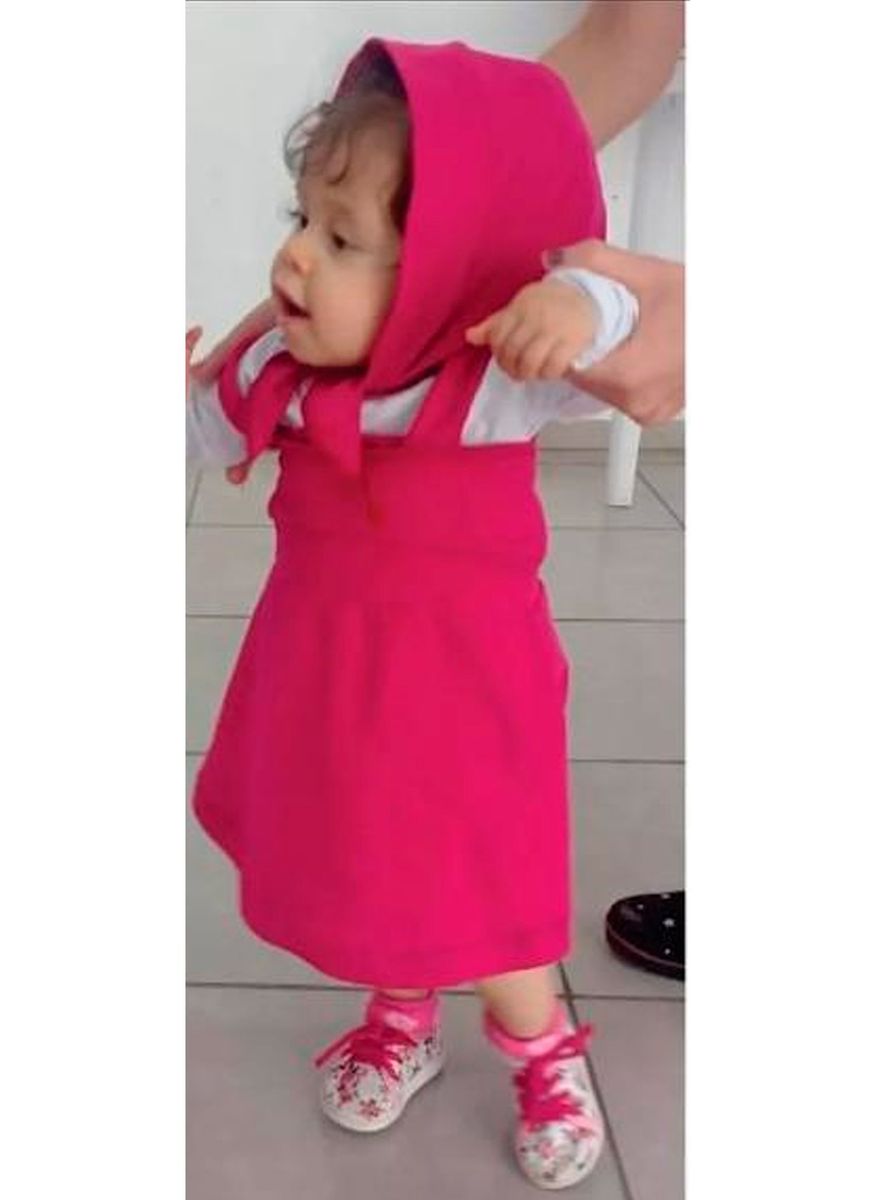 vestido infantil masha