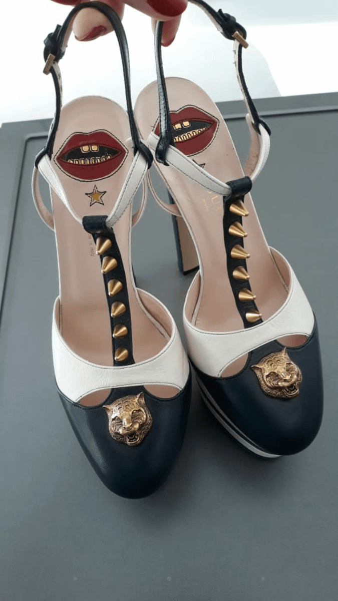 sandalia gucci feminino