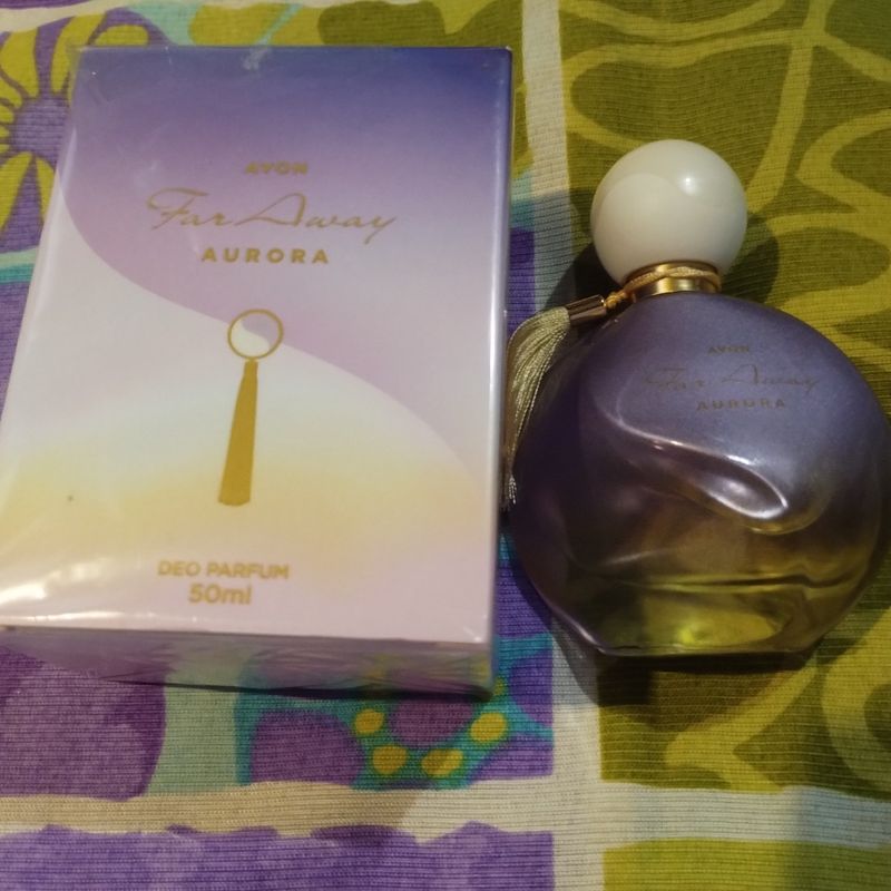 Far Away Aurora Deo Parfum 50 Ml, Perfume Feminino Avon Usado 97413277