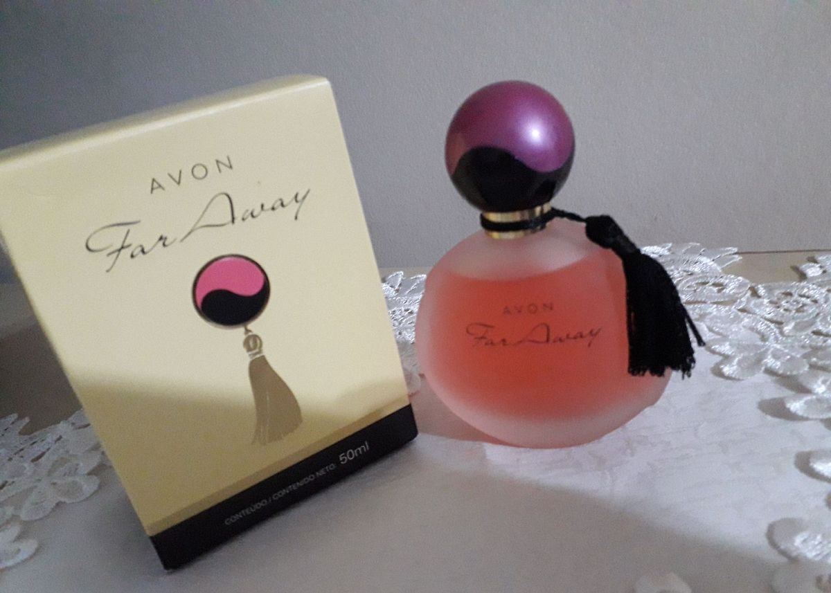 Far Away Tradicional Versão Antiga | Perfume Feminino Avon Nunca Usado ...