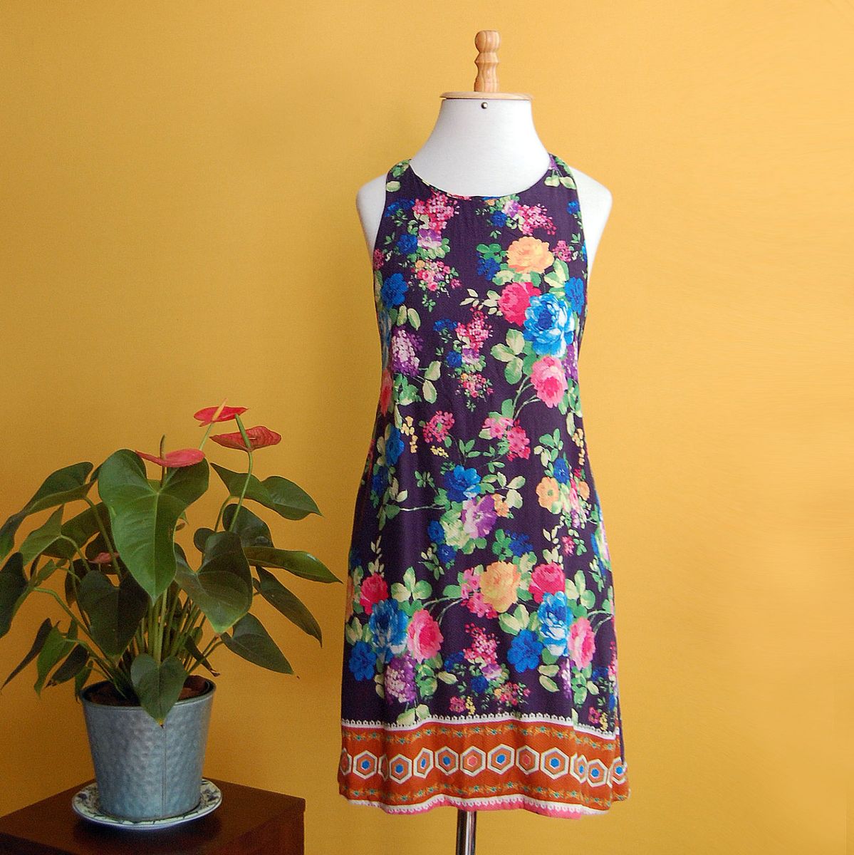 vestido 100 viscose