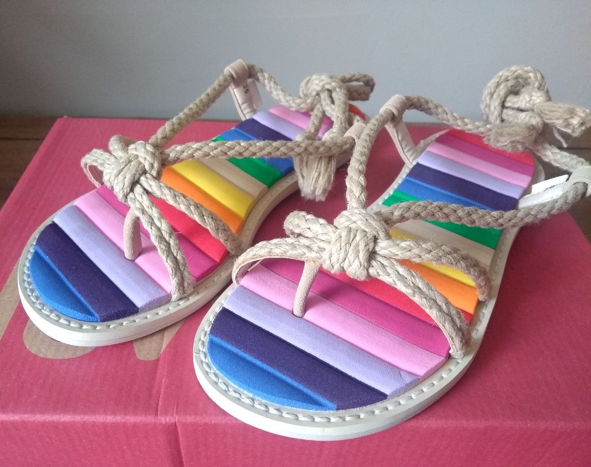 sandalia rasteira basica