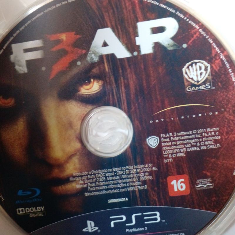 Fear para Playstation Sony Usado 109350183 enjoei