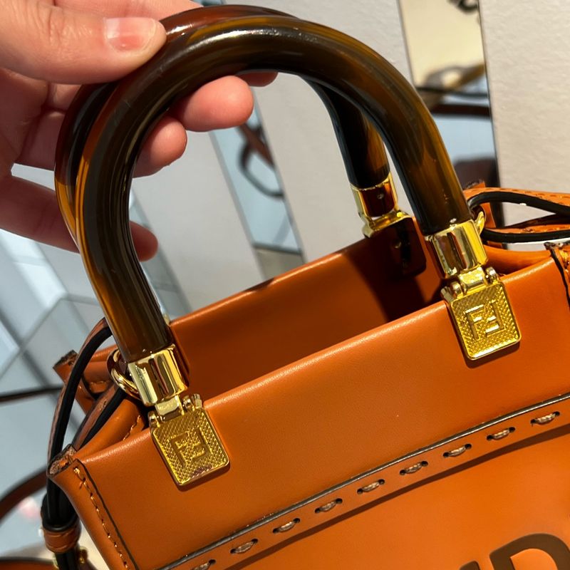 Fendi Bolsa Tote Sunshine Mini de Couro | Fendi Usado 110270514
