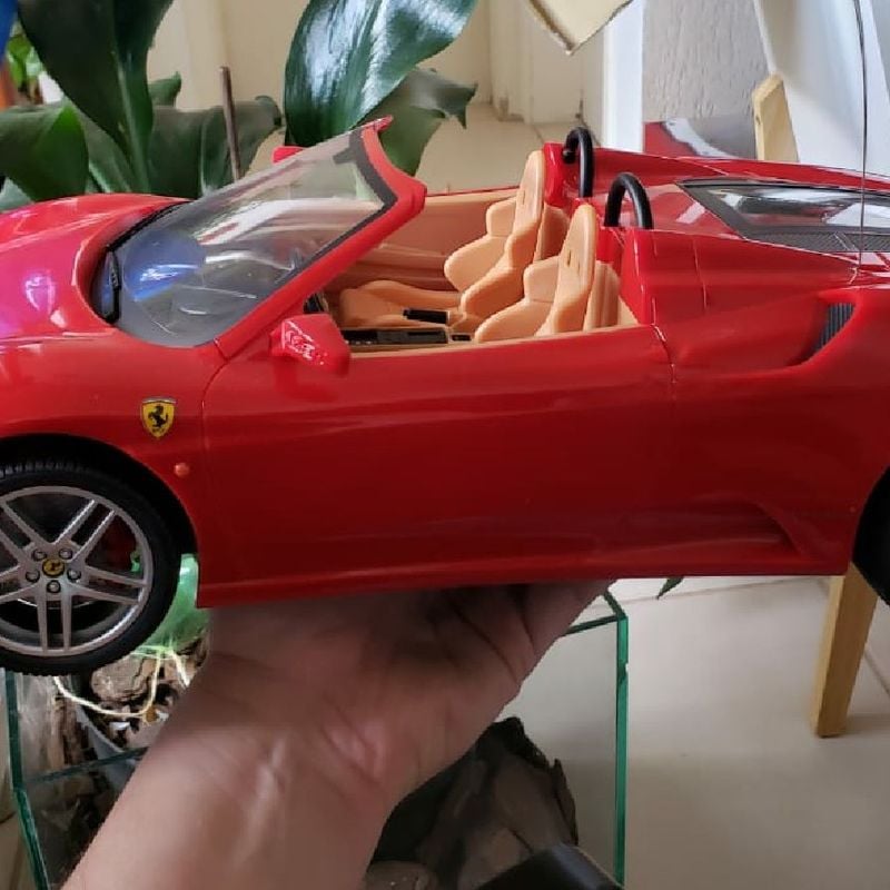Ferrari F430 Spider Controle Remoto | Brinquedo Mjxr-Barra-C