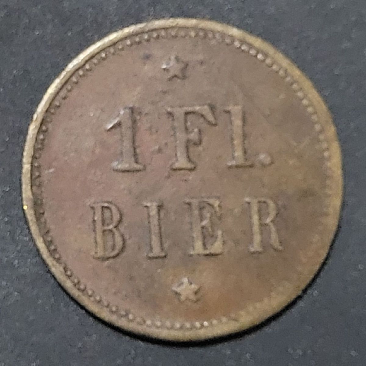 Ficha de Cerveja Dos Anos 40 Alemanha | Produto Vintage e Retro State ...