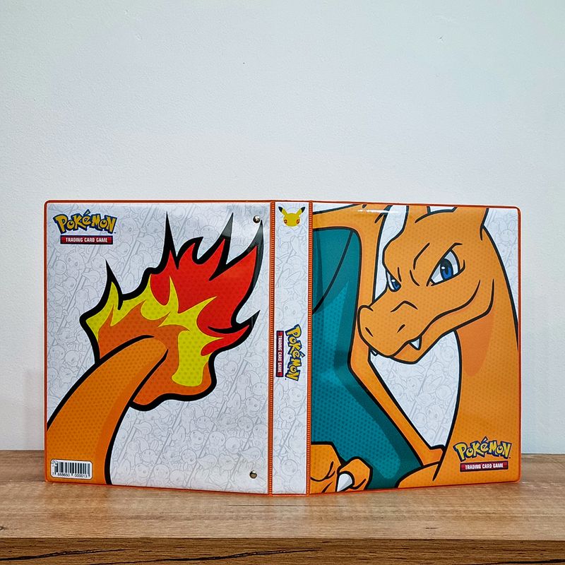 Álbum Pasta tipo Fichário compatível com Card Pokémon - Charizard