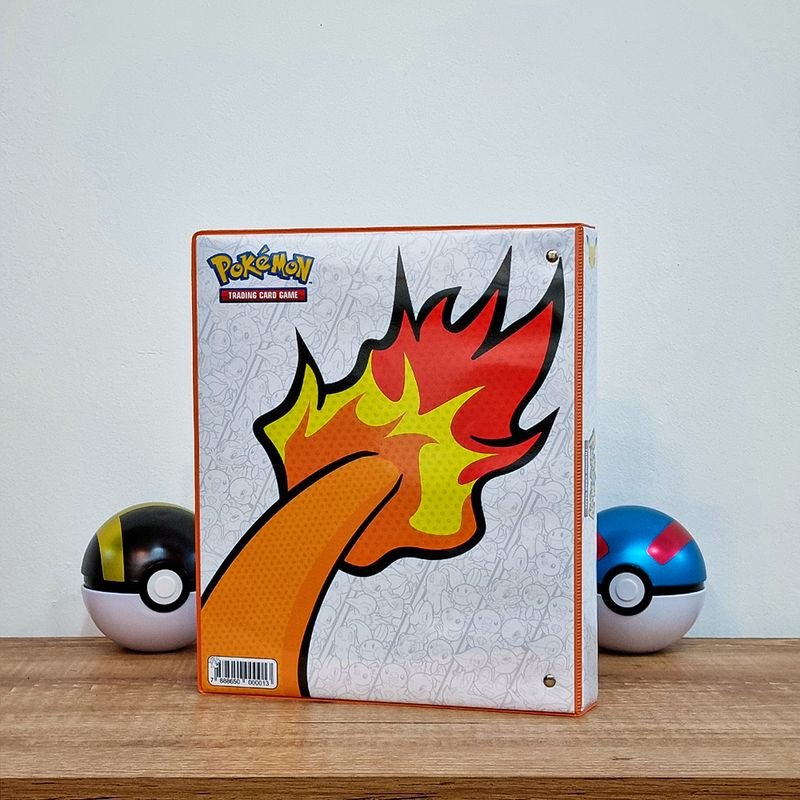 Álbum Pasta tipo Fichário compatível com Card Pokémon - Charizard