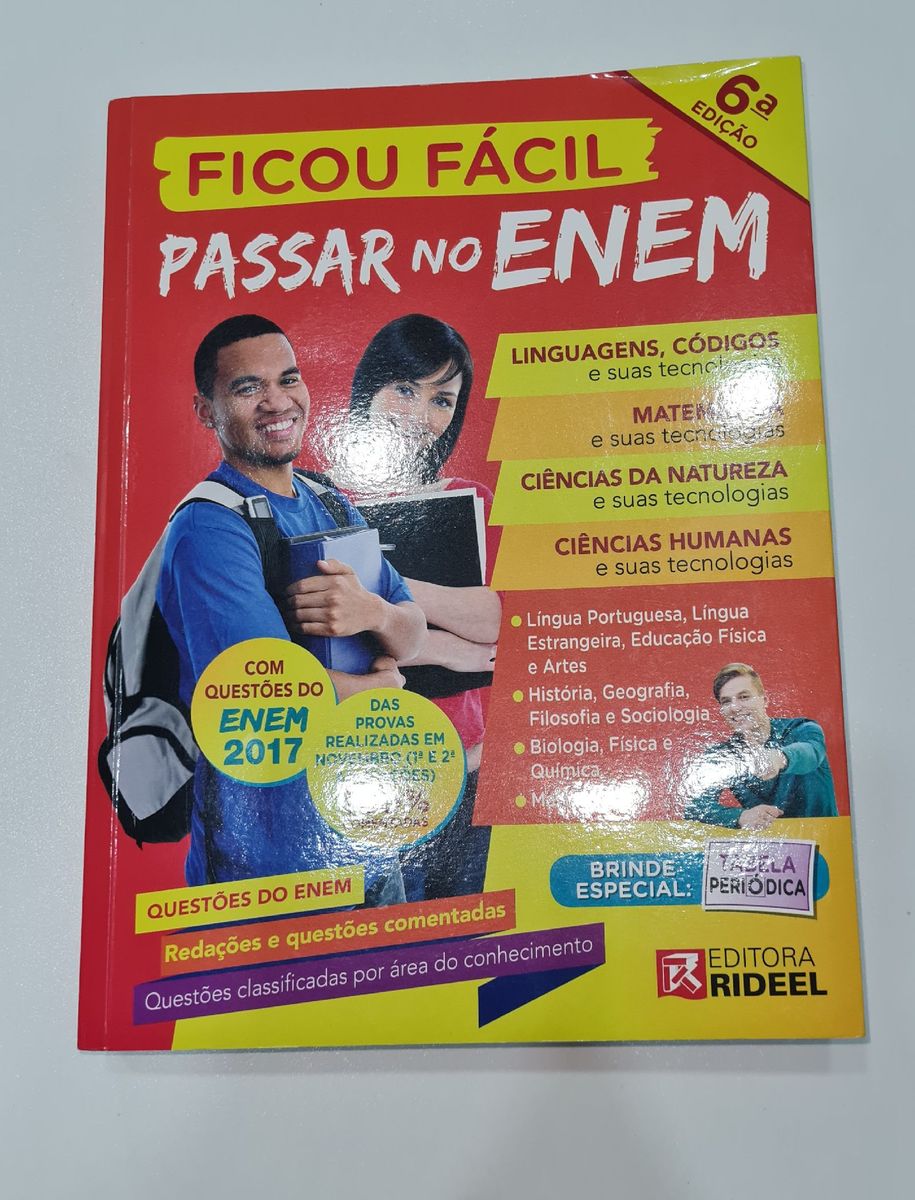 Ficou Fácil Passar No Enem Livro Editora Rideel Usado 50029529 Enjoei 0196