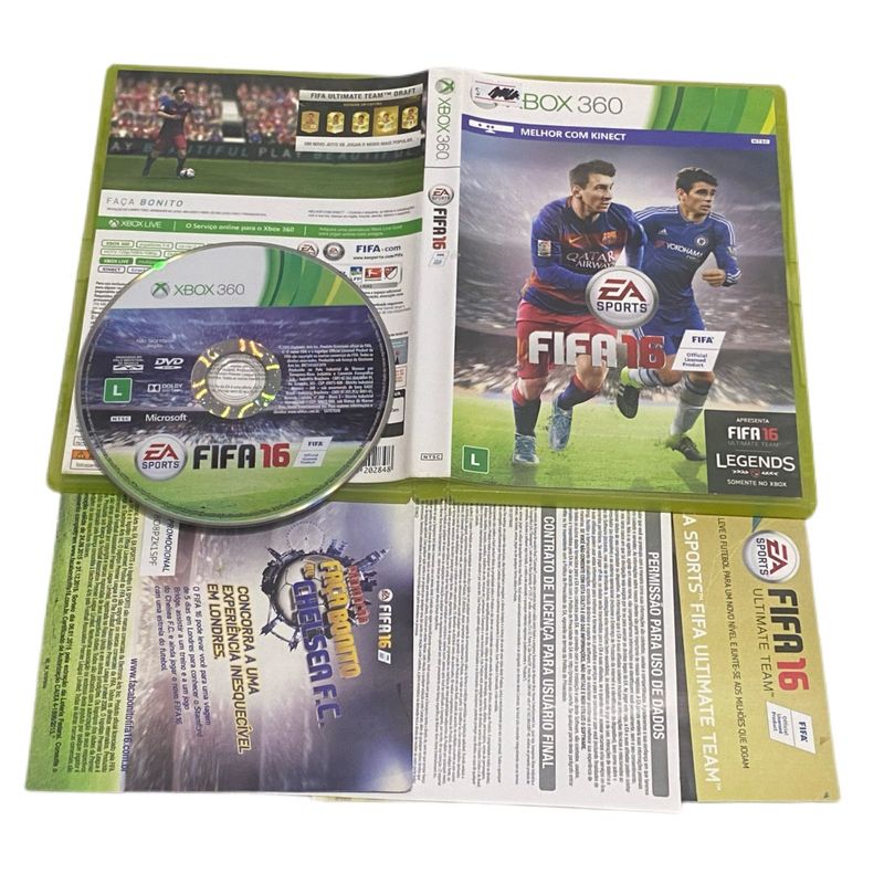 Jogo Xbox 360 Original Usado Futebol