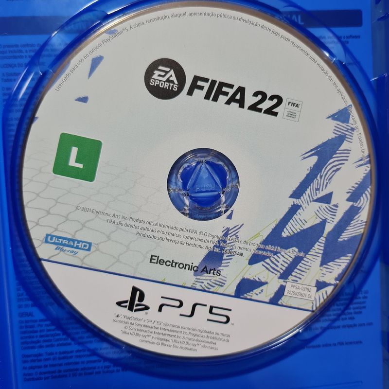 Jogo EA FIFA 2022 PS5 - Fujioka Distribuidor