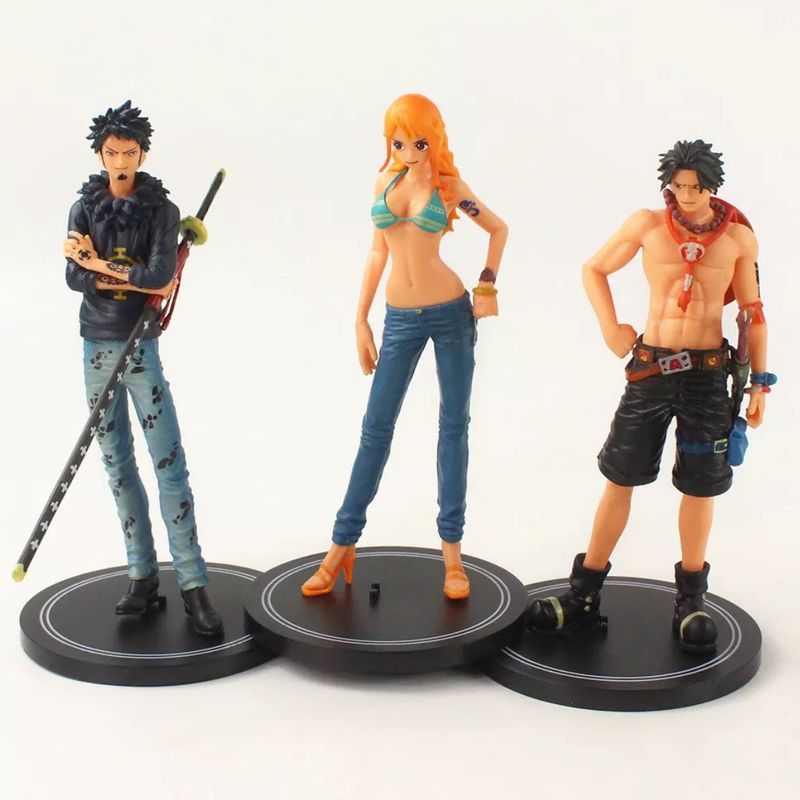 Action figure One Piece com 6 Peças Conjunto