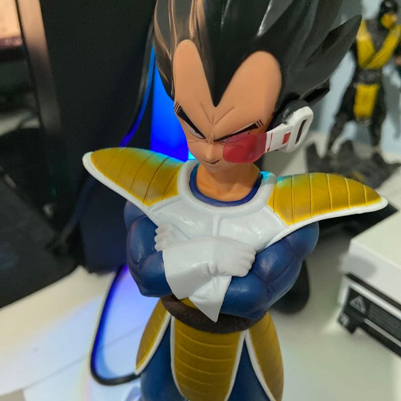 Boneco Vegeta Dragon Ball Desenho, Brinquedo 3d Billa Usado 86199918