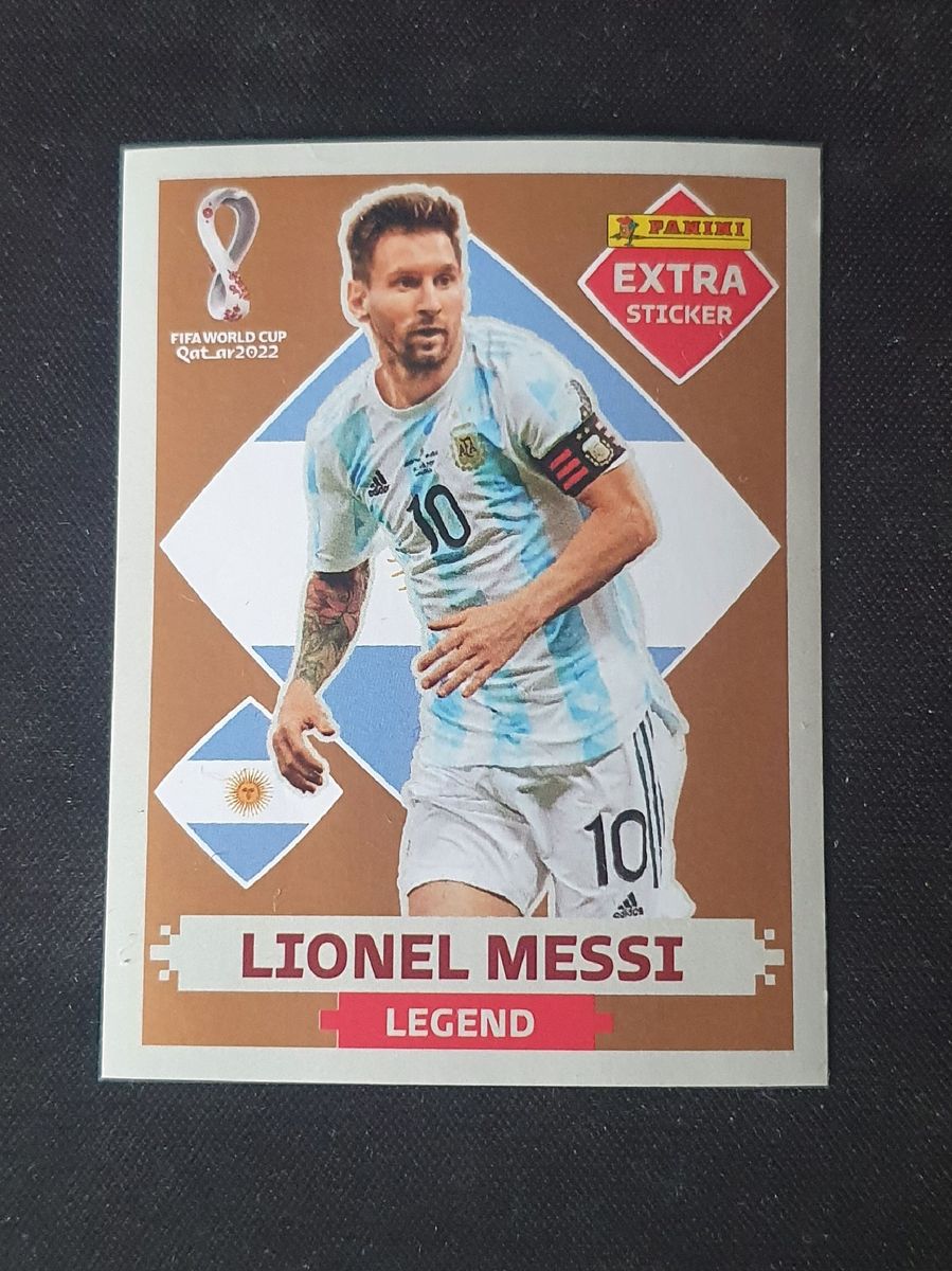 Figurinha Bronze Lionel Messi | Item p/ Esporte e Outdoor Panini Nunca ...