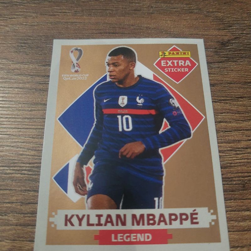 Figurinha Mbappe Legend Extra Sticker Gold | Livro Panini Nunca Usado  79963717 | enjoei