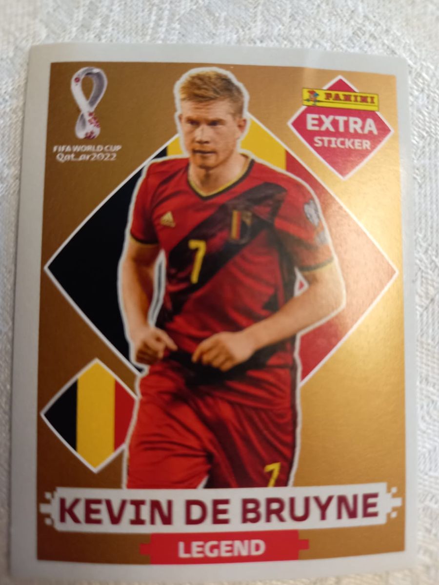 KEVIN DE BRUYNE OURO (Gold) - EXTRA LEGEND (Bélgica) - Figurinha