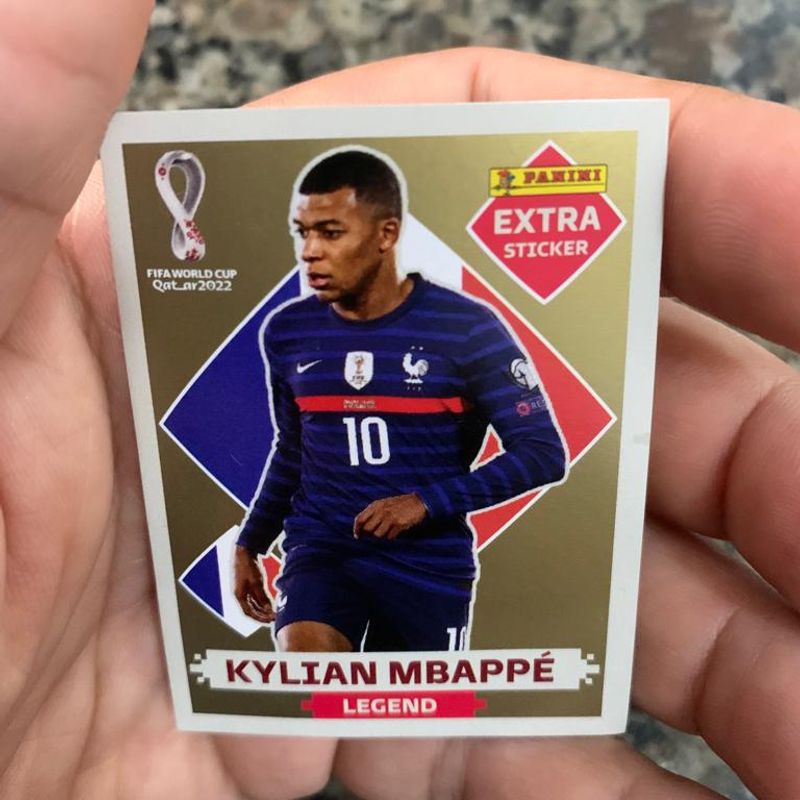 Mbappe - Figurinhas copa 2022 Craques e difíceis