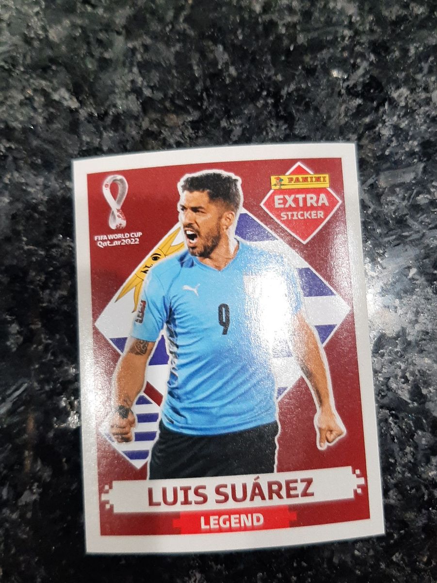 Figurinha Copa 2022 Legend Bordô Luis Suarez