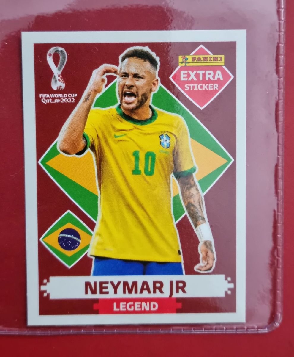 Figurinha Neymar Legend Extra Bordo