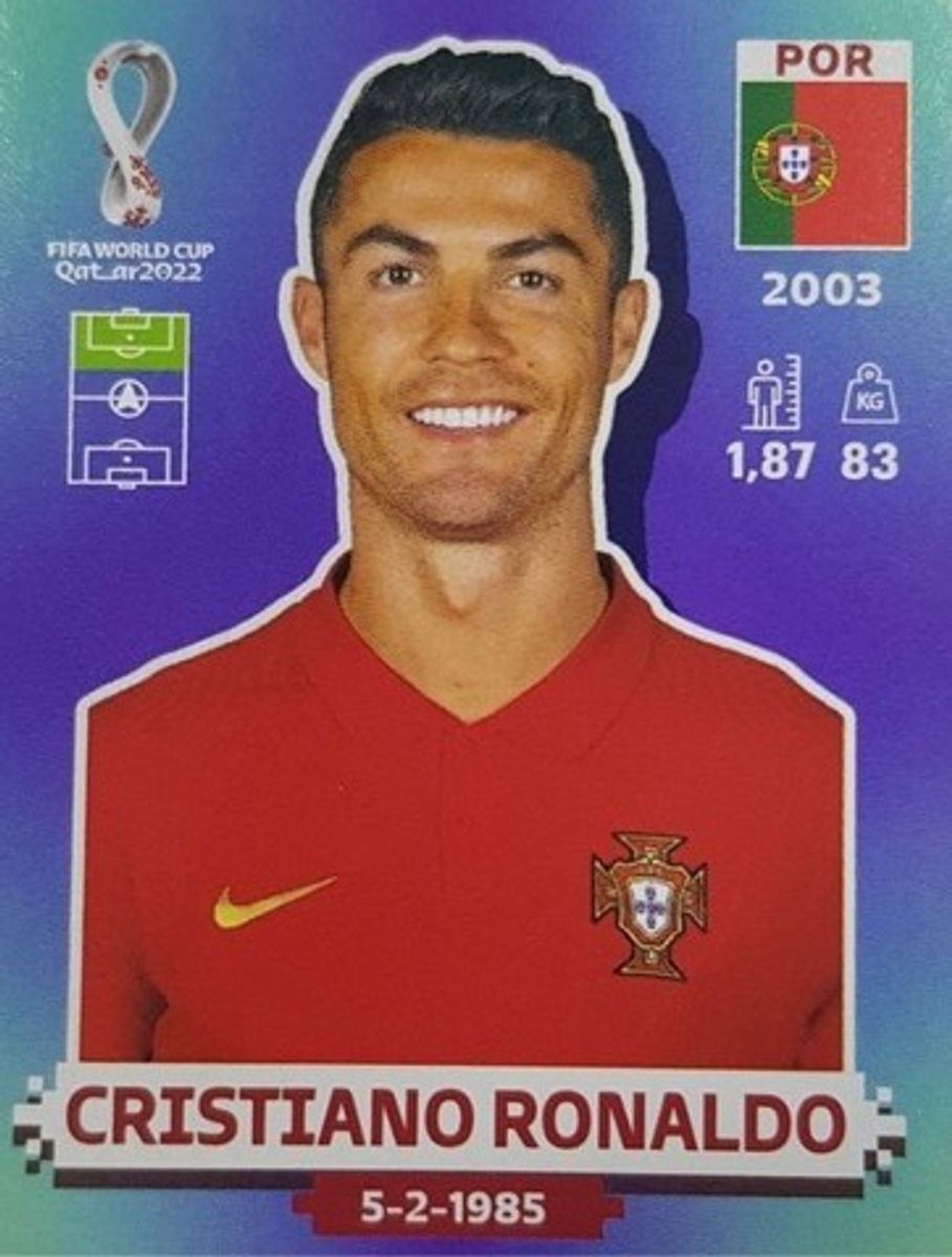 Figurinha Cristiano Ronaldo Legend