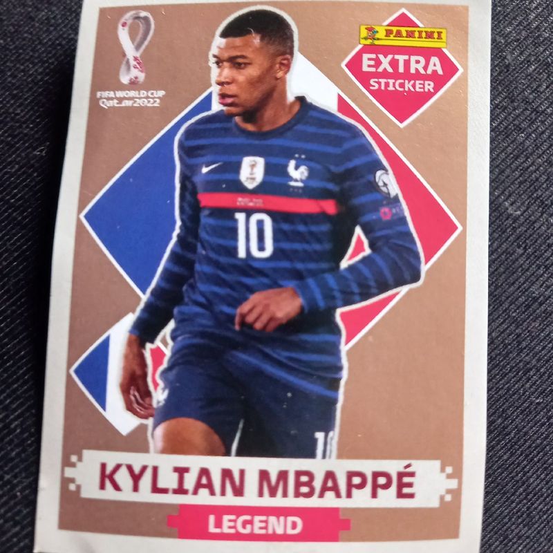 Figurinha da Copa 2022 Legend Kylian Mbappé Bronze