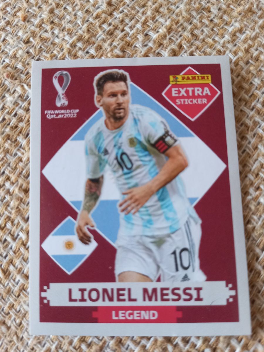 Lionel Messi - Figurinha Extra Bronze - Copa Do Mundo 2022 - Escorrega o  Preço