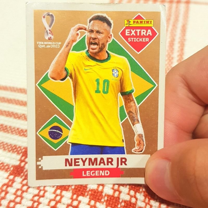 Figurinha Da Copa Neymar Jr Legend Bronze Original Panini em