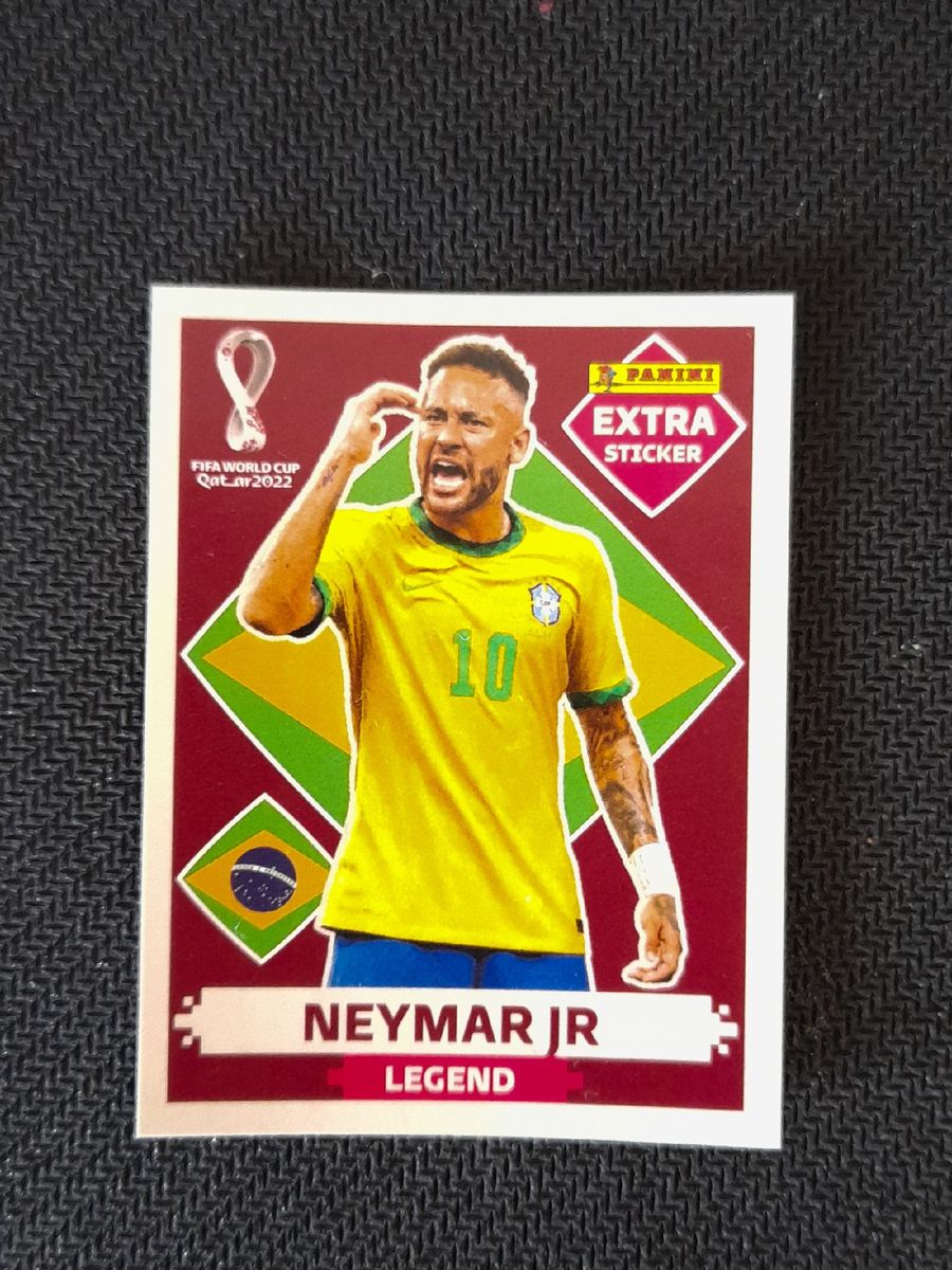 Figurinha Legends Neymar Jr Copa Qatar 2022 - Escorrega o Preço