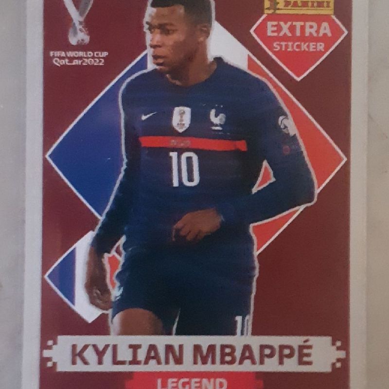 Figurinha Mbappe Legend Extra Sticker Gold | Livro Panini Nunca Usado  79963717 | enjoei