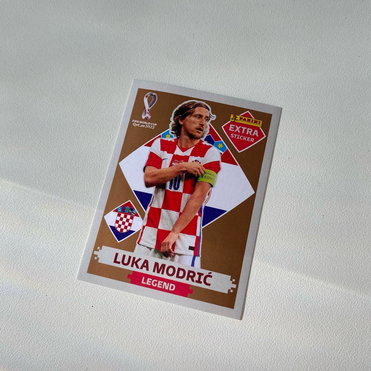 Figurinha Extra Álbum Copa 2022 Luka Modric Bronze Legend Panini | Item ...